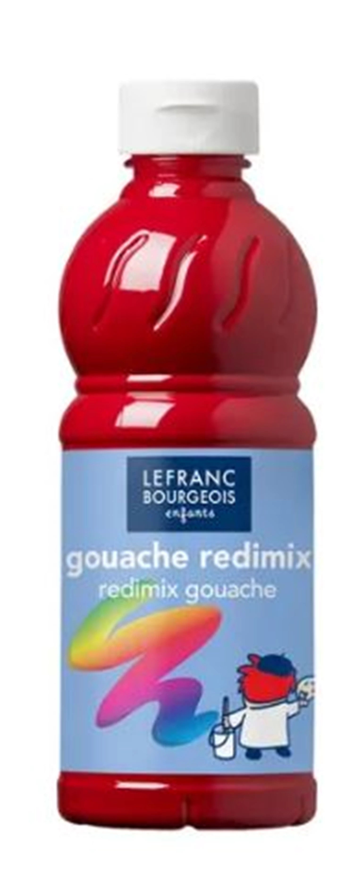 LFB FLÜSSIGE TEMPERA REDIMIX 500ML FLASCHE - PRIMÄRROT