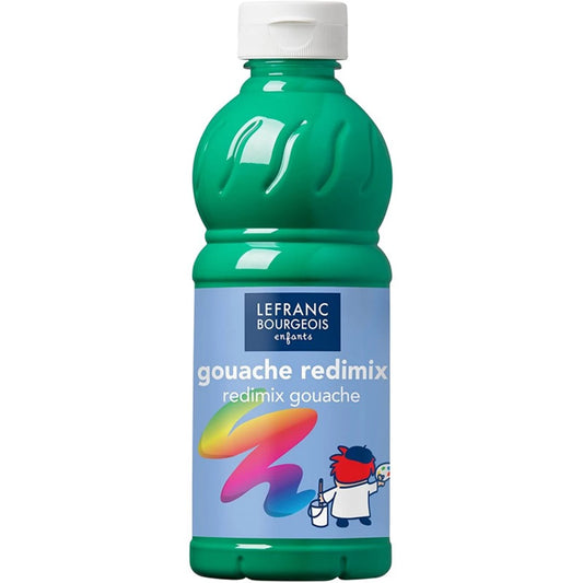 LFB FLÜSSIGE TEMPERA REDIMIX 500ML FLASCHE - LEUCHTENDGRÜN