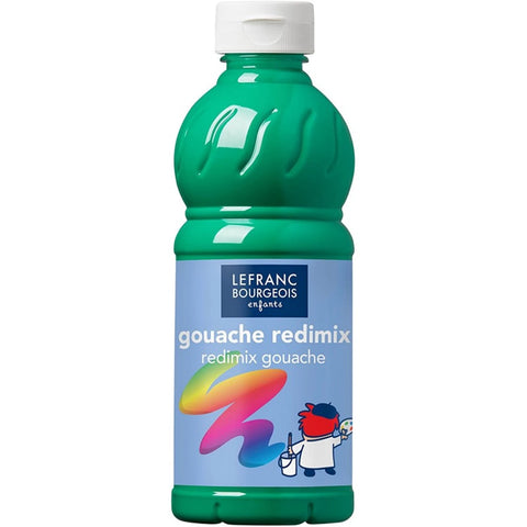 LFB FLÜSSIGE TEMPERA REDIMIX 500ML FLASCHE - LEUCHTENDGRÜN