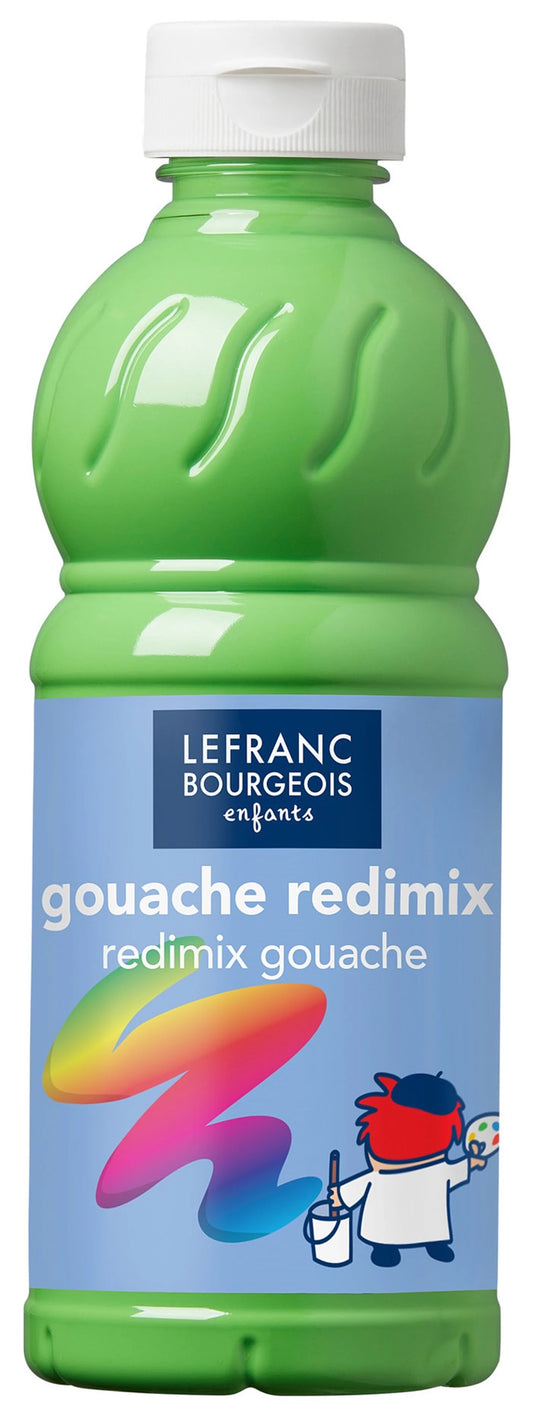 LFB FLÜSSIGE TEMPERA REDIMIX 500ML FLASCHE - HELLGRÜN