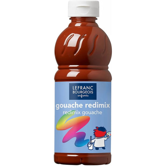 LFB FLÜSSIGE TEMPERA REDIMIX 500ML FLASCHE - SIENA GEBRANNT