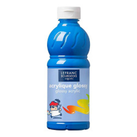 LFB GLOSSY ACRYLFARBE 500ML FLASCHE - PRIMÄRBLAU