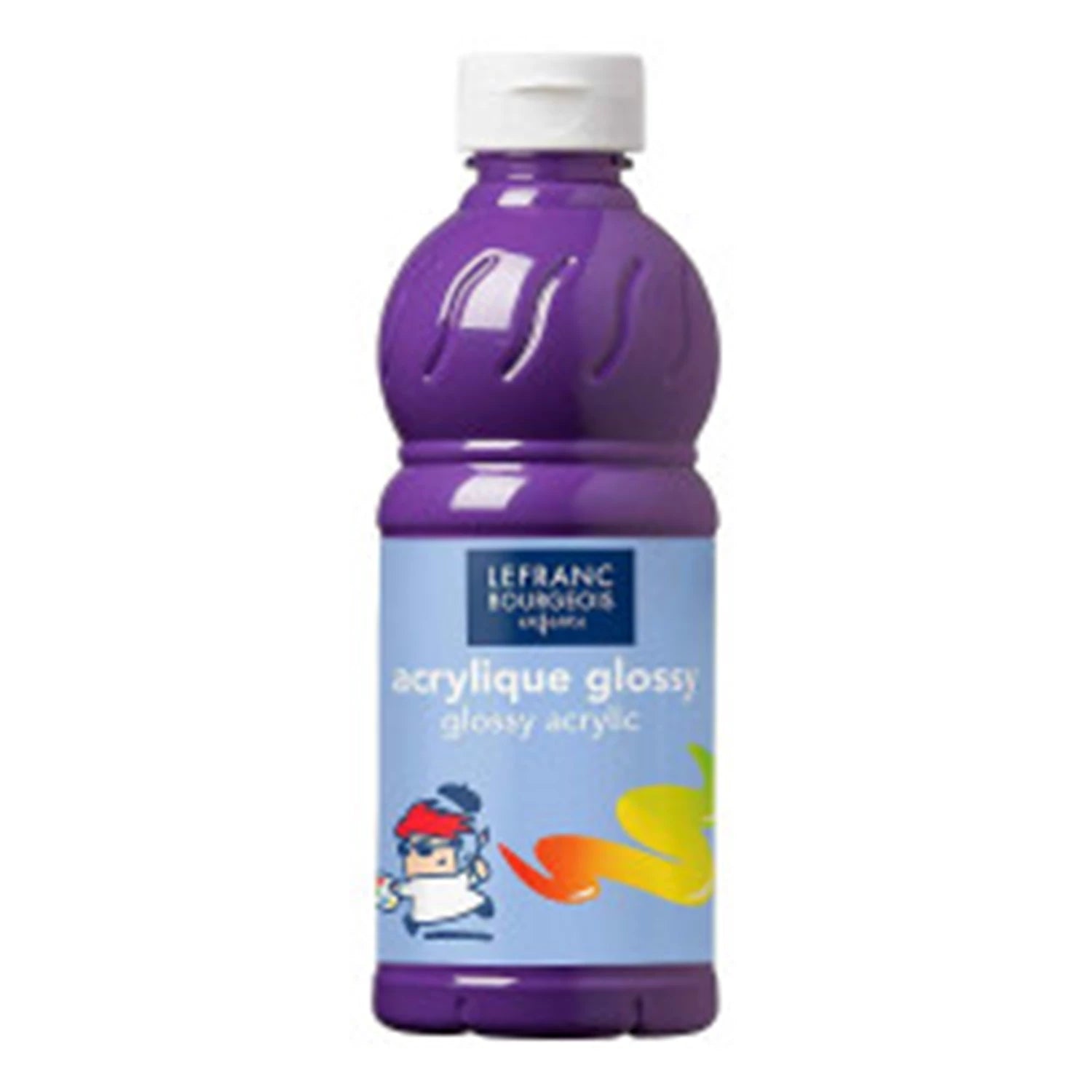 LFB GLOSSY ACRYLFARBE 500ML FLASCHE - VIOLETT
