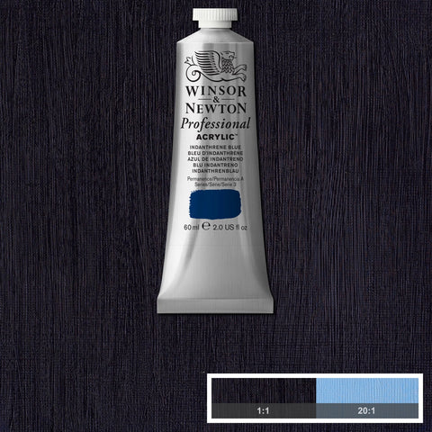 W&N PROF. ACRYLFARBE 60ML TUBE IDANTHRENBLAU