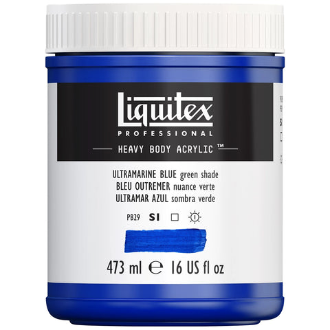 LQX PROF. HEAVY BODY ACRYLFARBE 473ML TOPF ULTRAMARINBLAU (G