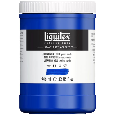 LQX PROF. HEAVY BODY ACRYLFARBE 946ML TOPF ULTRAMARINBLAU (G