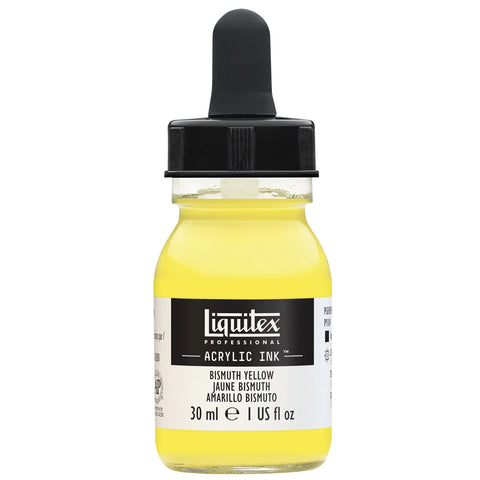 LQX PROF. ACRYLIC INK 30ML FLASCHE BISMUTH GELB