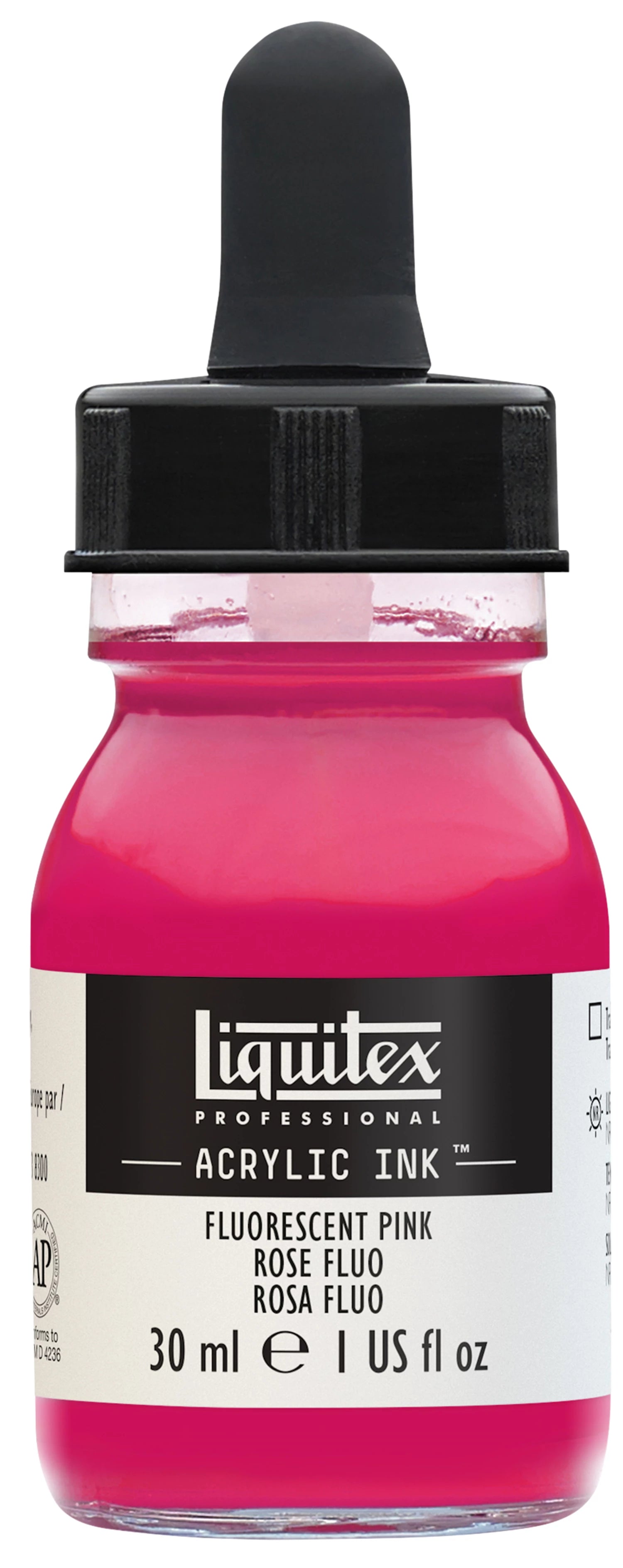 LQX PROF. ACRYLIC INK 30ML FLASCHE FLUO ROSA