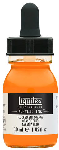 LQX PROF. ACRYLIC INK 30ML FLASCHE FLUO ORANGE