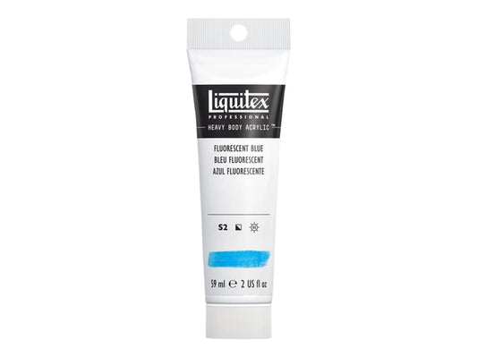 LQX PROF. HEAVY BODY ACRYLFARBE 59ML TUBE FLUO BLAU