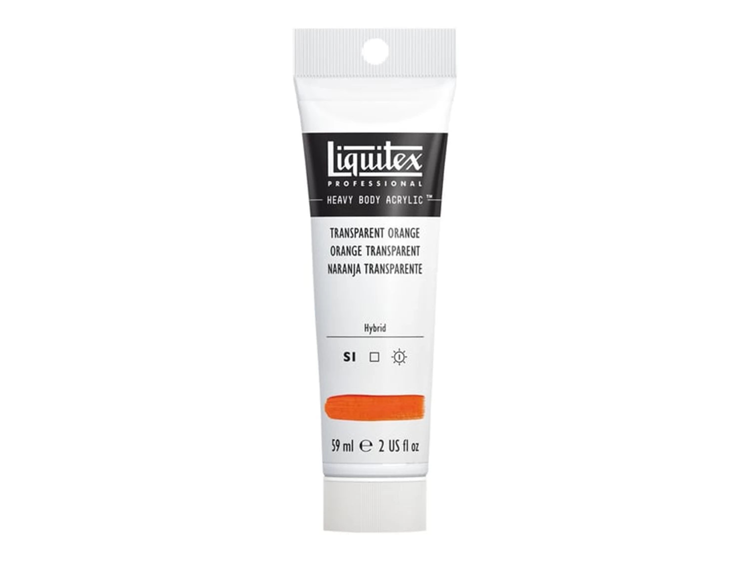 LQX PROF. HEAVY BODY ACRYLFARBE 59ML TUBE TRANSPARENT ORANGE