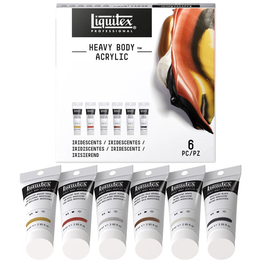 LQX PROF. HEAVY BODY SET 6 X 59 ML TUBEN IRISIEREND