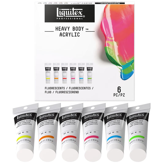 LQX PROF. HEAVY BODY SET 6 X 59 ML TUBEN FLUO