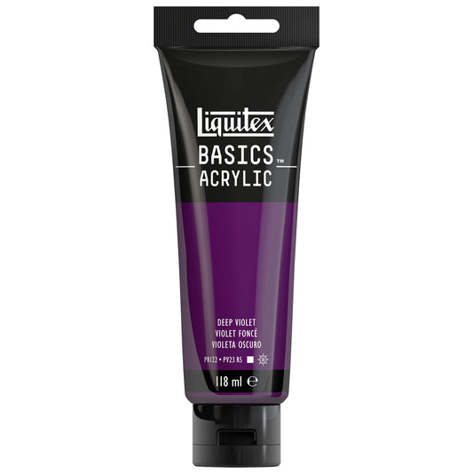 LQX BASICS ACRYLFARBE 118ML TUBE DUNKELVIOLETT