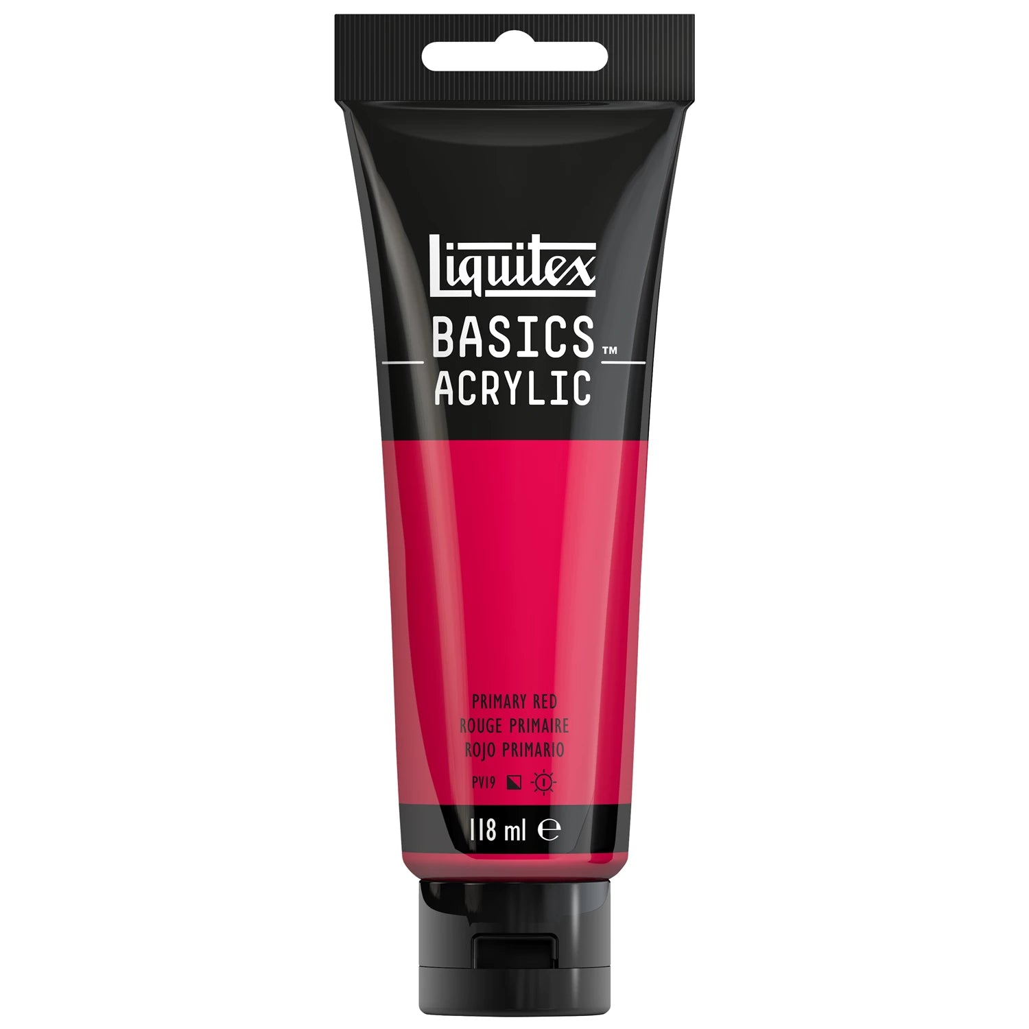 LQX BASICS ACRYLFARBE 118ML TUBE PRIMÄRROT