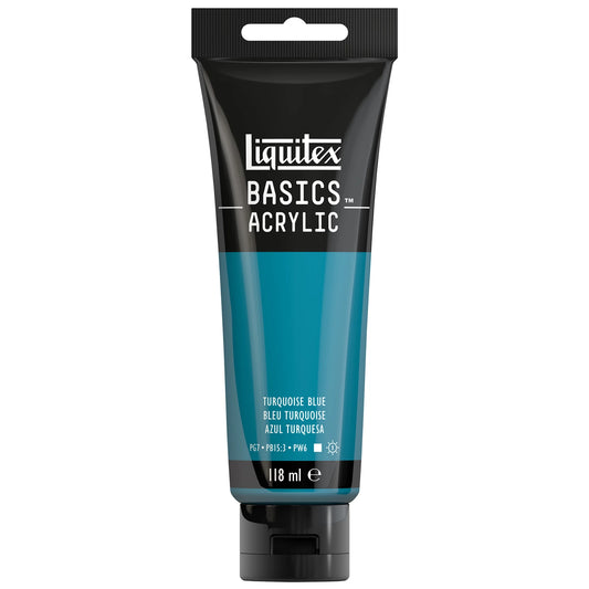 LQX BASICS ACRYLFARBE 118ML TUBE TÜRKISBLAU