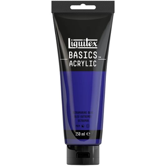 LQX BASICS ACRYLFARBE 250ML TUBE ULTRAMARINBLAU