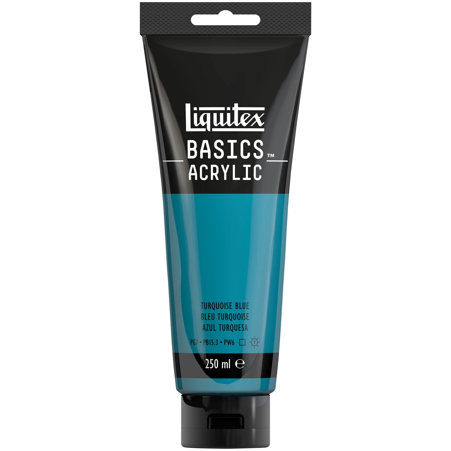 LQX BASICS ACRYLFARBE 250ML TUBE TÜRKISBLAU