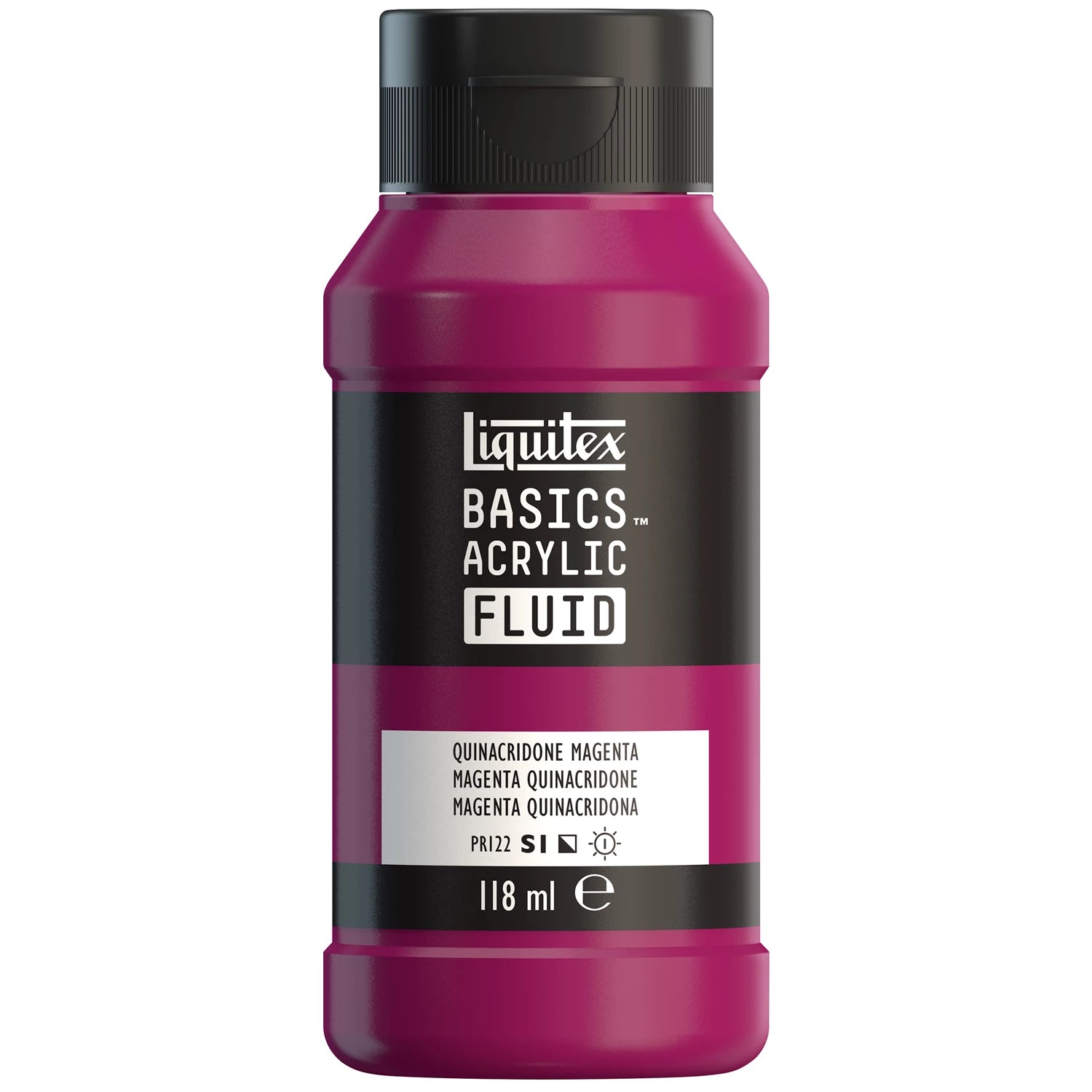 LQX BASICS FLUID ACRYLFARBE 118ML QUINACRIDONE MAGENTA