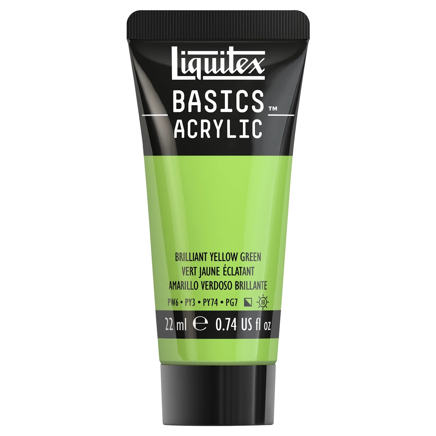 LQX BASICS ACRYLFARBE 22ML TUBE GELBGRÜN BRILLANT