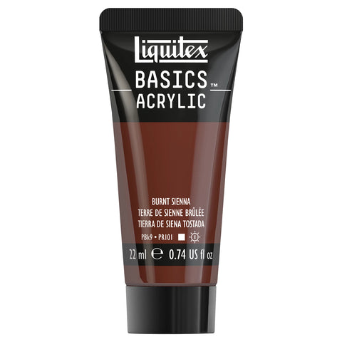 LQX BASICS ACRYLFARBE 22ML TUBE SIENA GEBRANNT