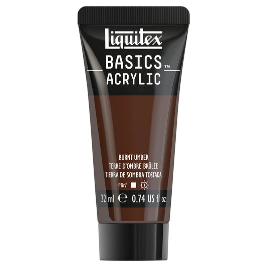 LQX BASICS ACRYLFARBE 22ML TUBE UMBRA GEBRANNT