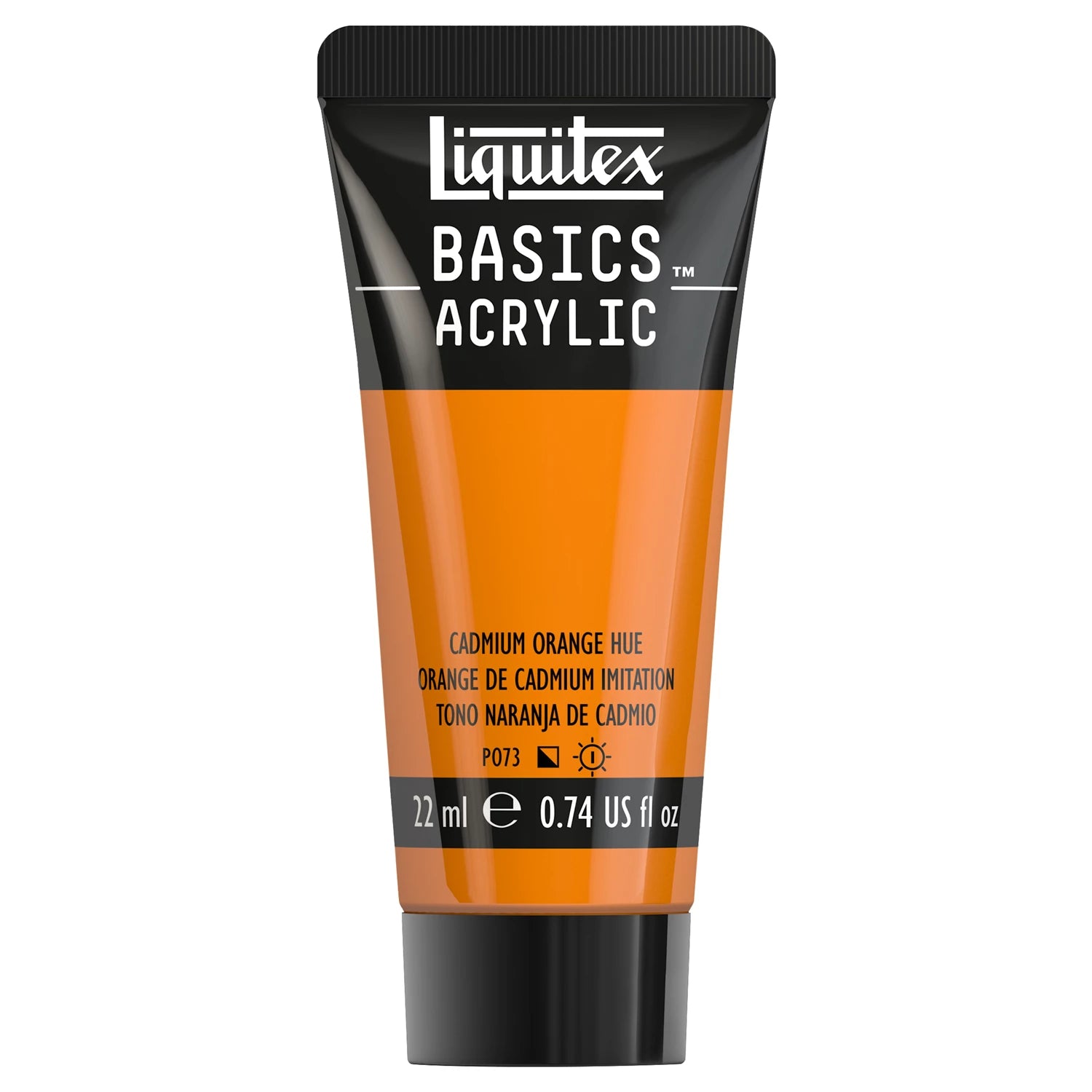 LQX BASICS ACRYLFARBE 22ML TUBE KADMIUMORNAGE FARBTON