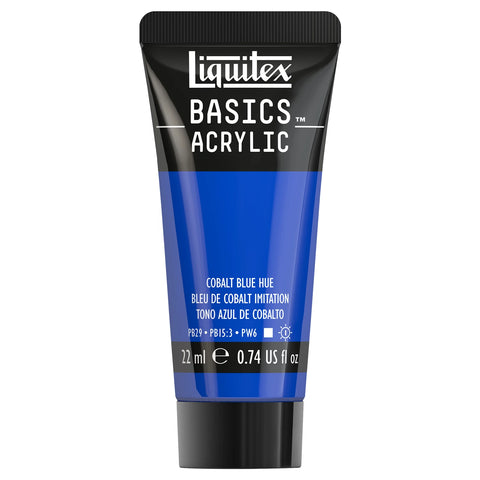 LQX BASICS ACRYLFARBE 22ML TUBE KOBALTBLAU FARBTON