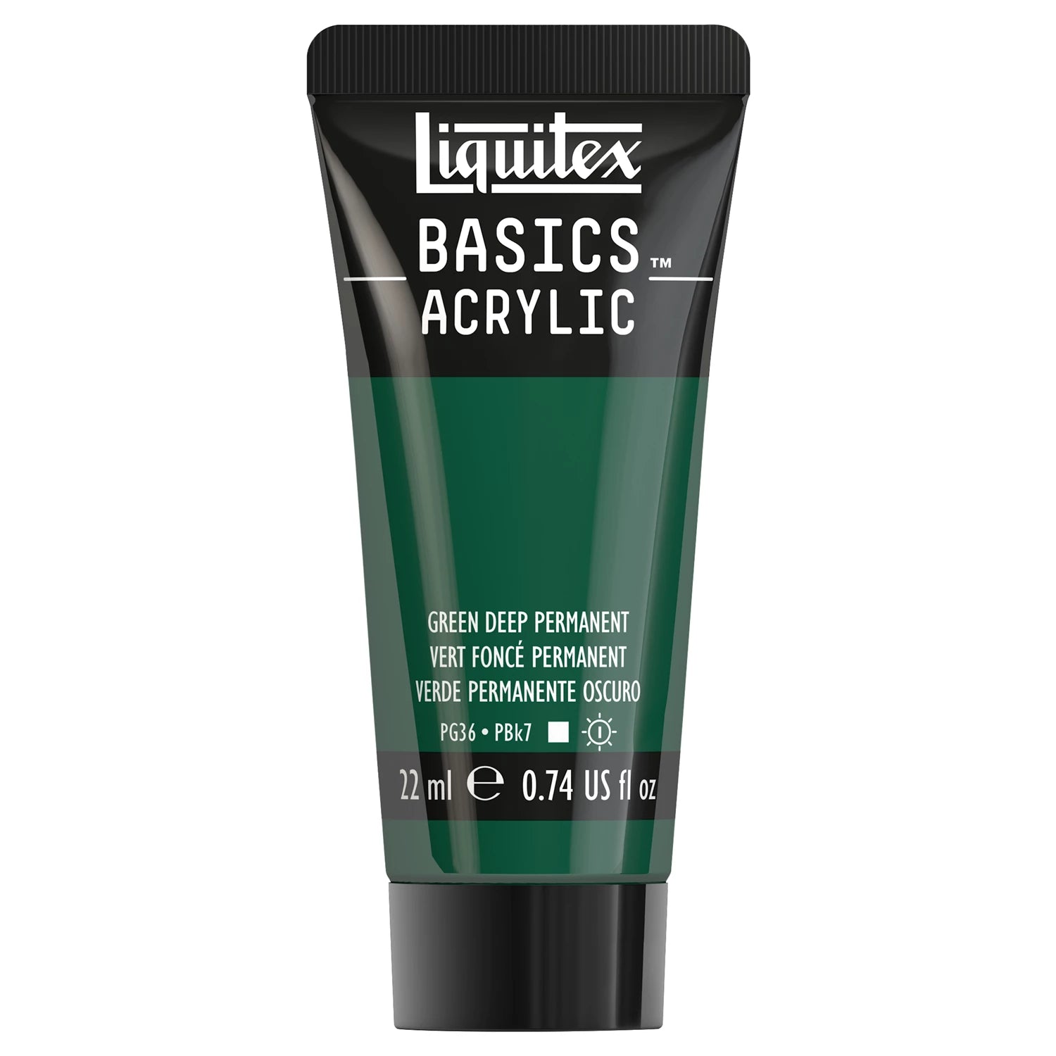 LQX BASICS ACRYLFARBE 22ML TUBE DUNKELGRÜN PERMANENT