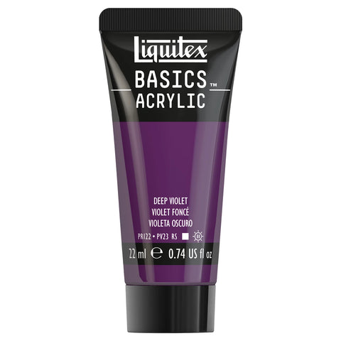 LQX BASICS ACRYLFARBE 22ML TUBE DUNKELVIOLETT