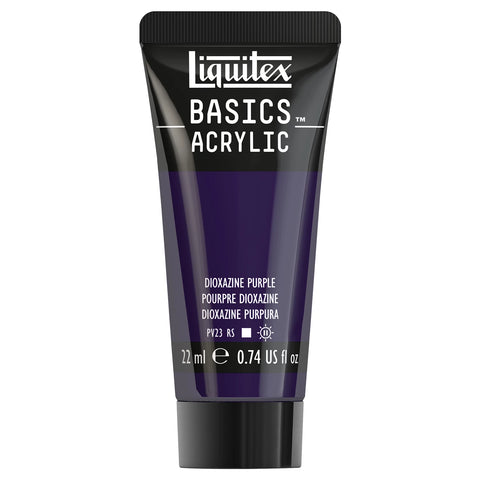 LQX BASICS ACRYLFARBE 22ML TUBE DIOXAZINPURPUR