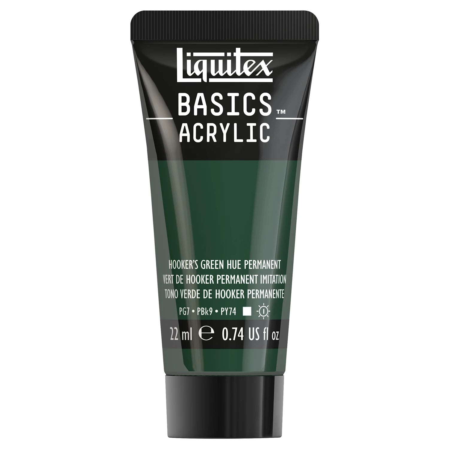 LQX BASICS ACRYLFARBE 22ML TUBE HOOKERS GRÜN PERMANENT