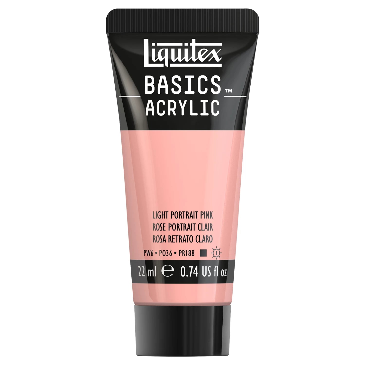 LQX BASICS ACRYLFARBE 22ML TUBE PORTRAITROSA HELL