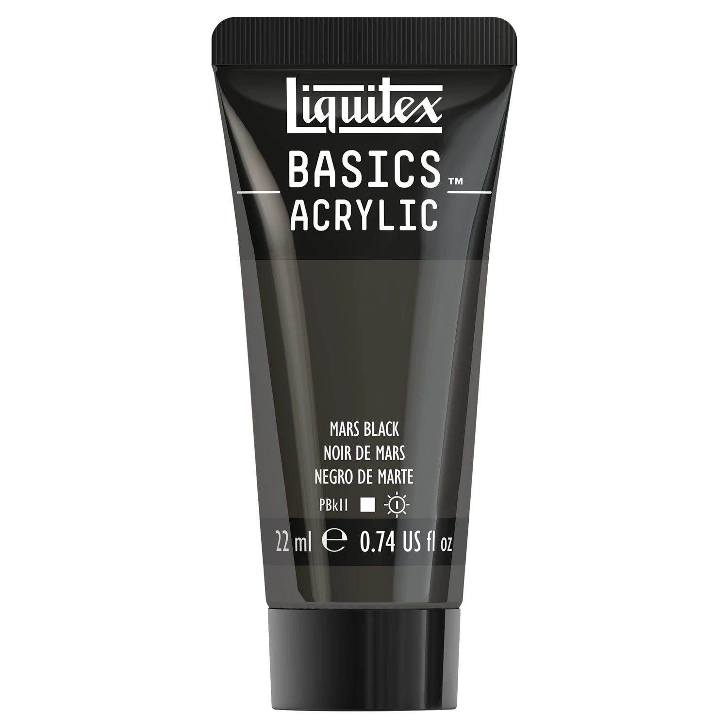 LQX BASICS ACRYLFARBE 22ML TUBE MARSSCHWARZ