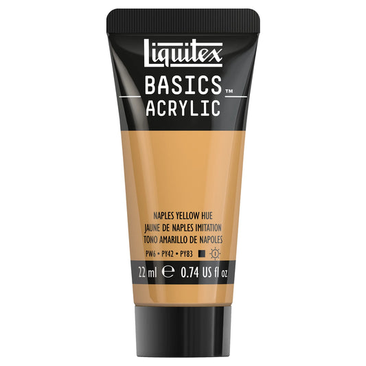 LQX BASICS ACRYLFARBE 22ML TUBE NEAPELGELFB FARBTON