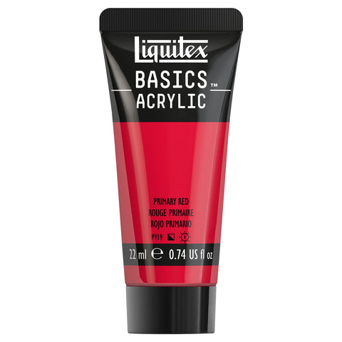 LQX BASICS ACRYLFARBE 22ML TUBE PRIMÄRROT