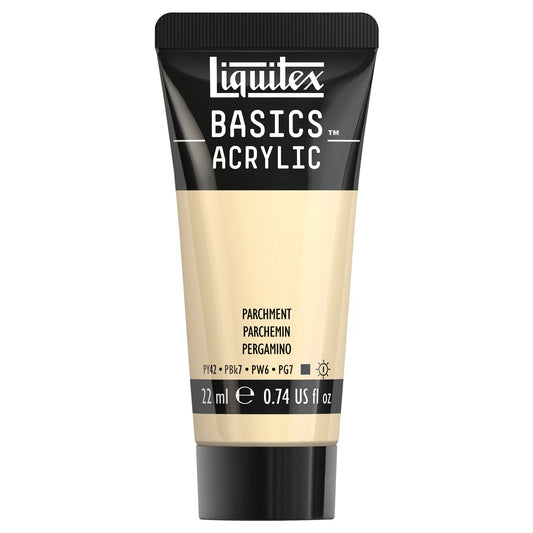 LQX BASICS ACRYLFARBE 22ML TUBE PERGAMENT