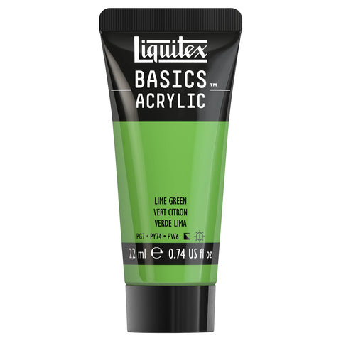 LQX BASICS ACRYLFARBE 22ML TUBE LIMETTENGRÜN