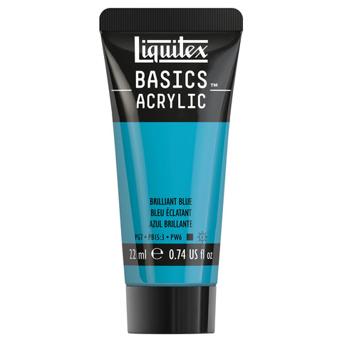 LQX BASICS ACRYLFARBE 22ML TUBE BRILLANTBLAU