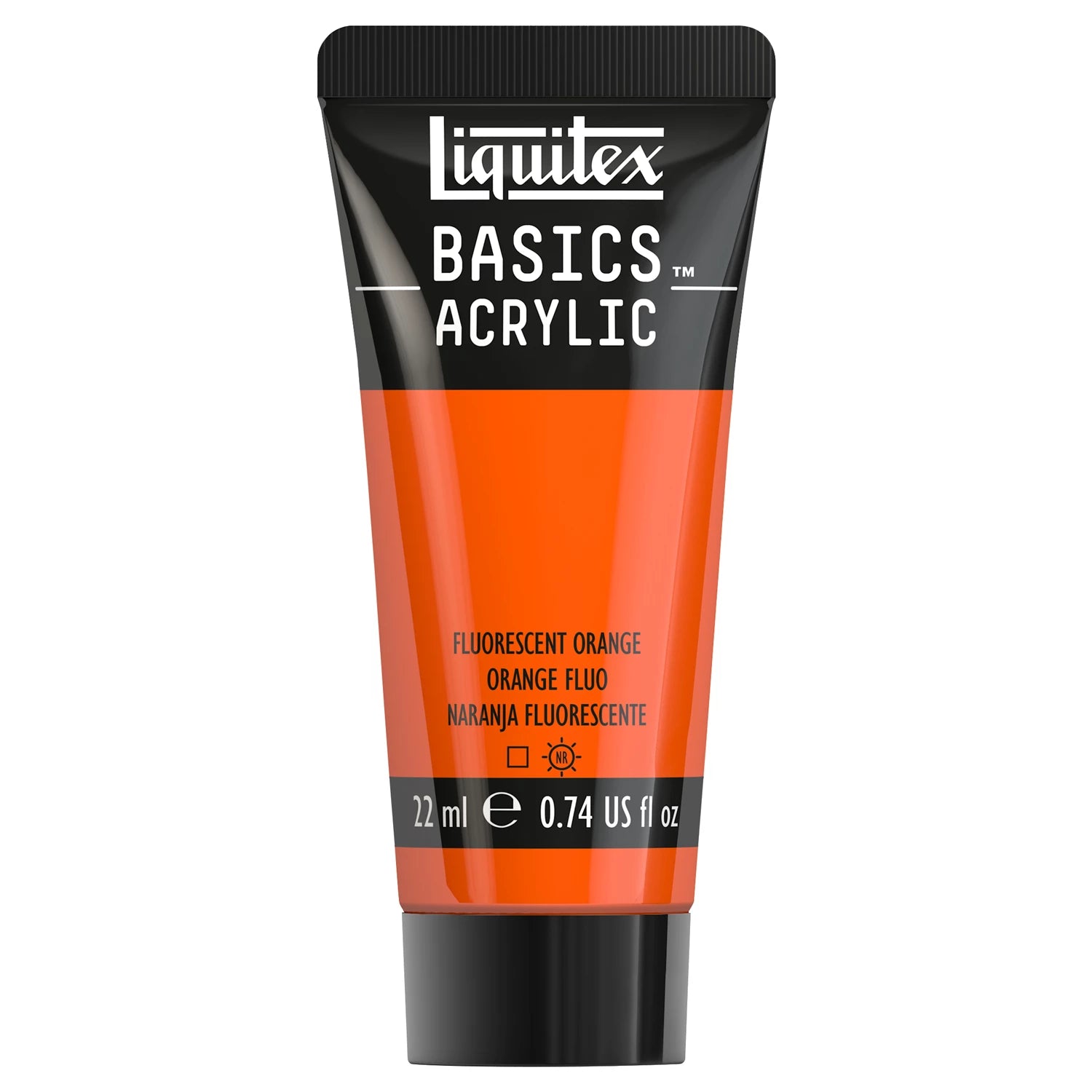 LQX BASICS ACRYLFARBE 22ML TUBE ORANGE FLUO