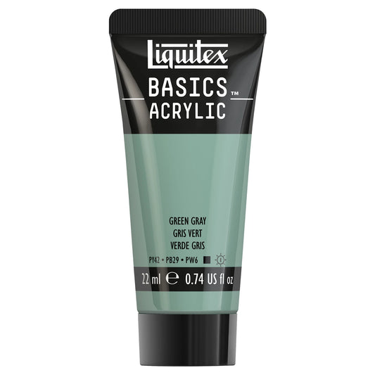 LQX BASICS ACRYLFARBE 22ML TUBE GRÜNGRAU