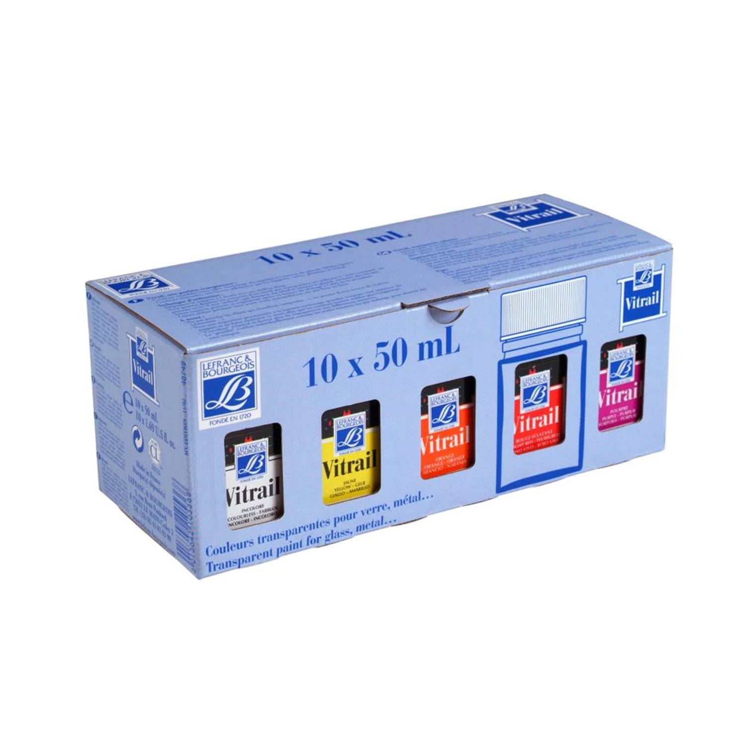 LFB ASSORTIMENT VITRAIL 10X50ML