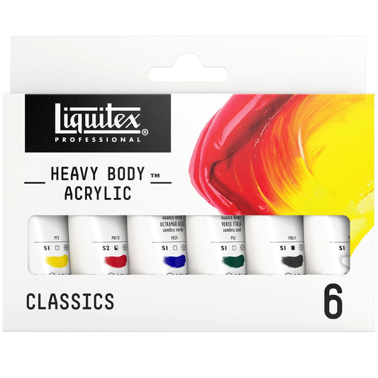 LQX PROF. HEAVY BODY SET 6 X 22ML TUBEN CLASSIC