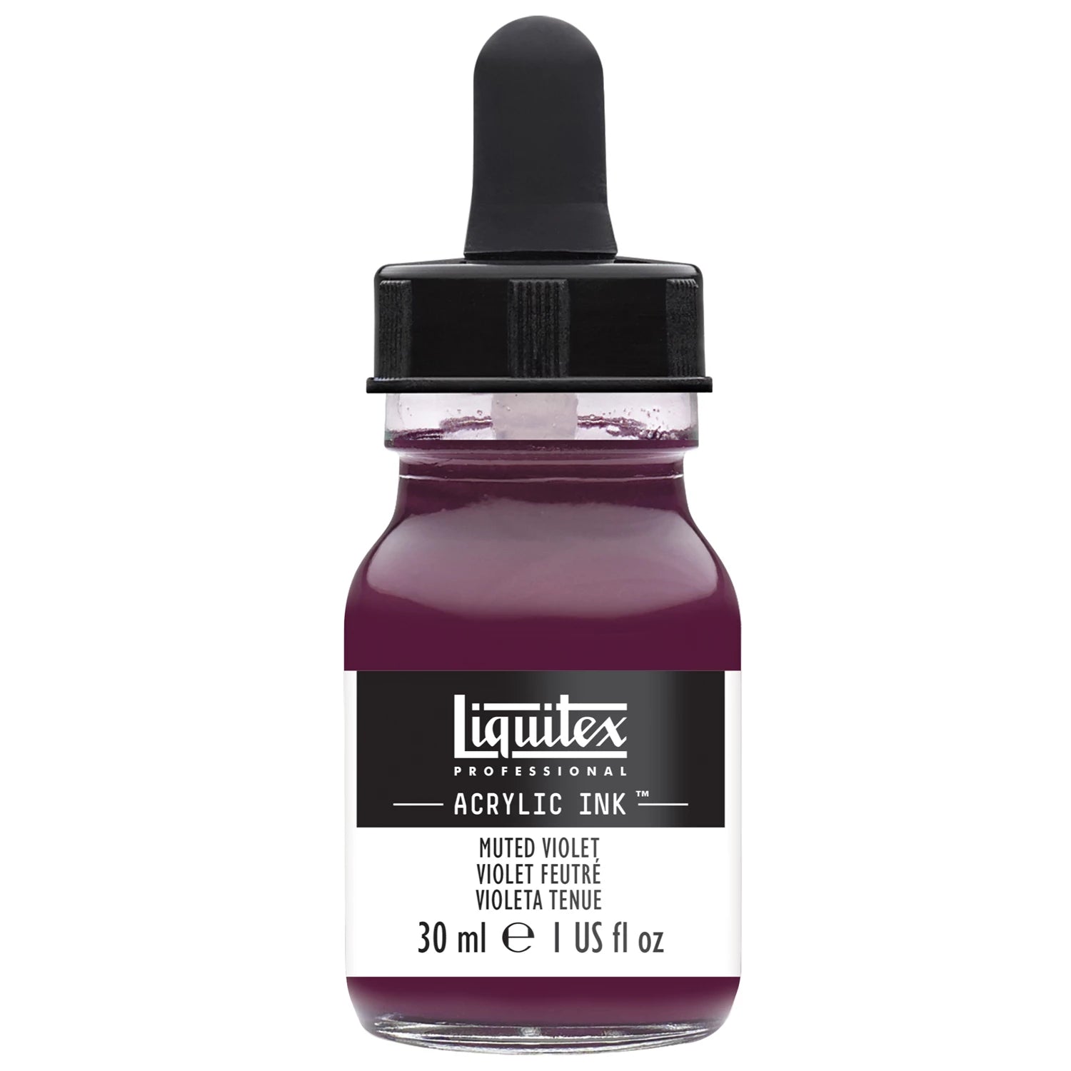 LQX PROF. ACRYLIC INK 30ML FLASCHE GEDÄMPFTES VIOLETT