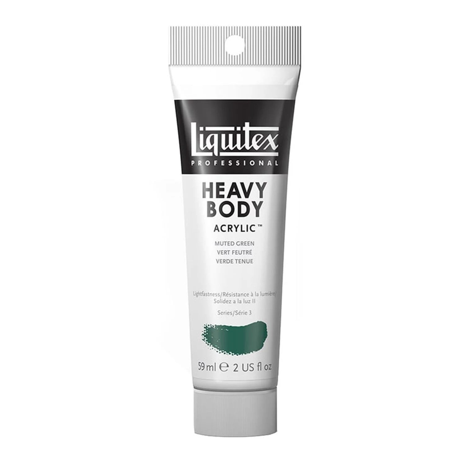 LQX PROF. HEAVY BODY ACRYLFARBE 59ML TUBE GEDÄMPFTES GRÜN