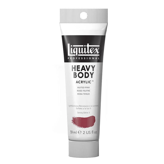 LQX PROF. HEAVY BODY ACRYLFARBE 59ML TUBE GEDÄMPFTES ROSA