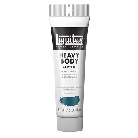 LQX PROF. HEAVY BODY ACRYLFARBE 59ML TUBE GEDÄMPFTES TÜRKIS