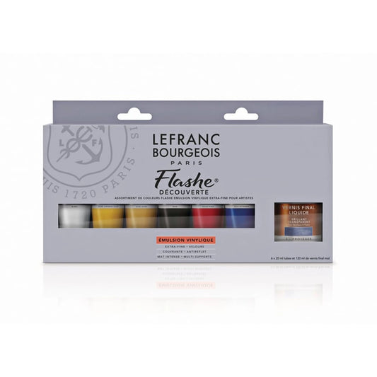 LFB FLASHE ACRYL 6X20ML DISCOVERY SET