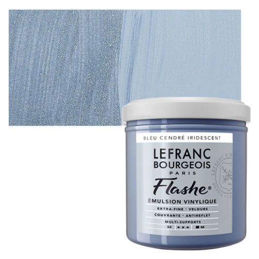 LFB FLASHE ACRYL 125ML TOPF IRISIERENDES ASCHBLAU