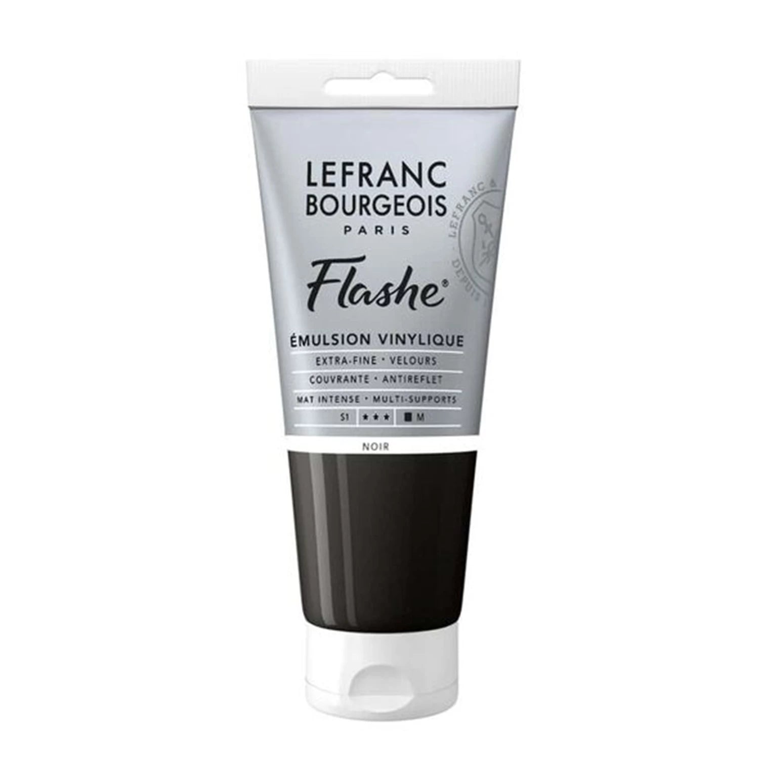 LFB FLASHE ACRYL 80ML TUBE SCHWARZ